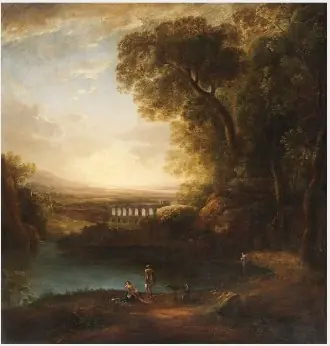 A Landscape with Diana and Attendants, by Gaspare Gabrielli