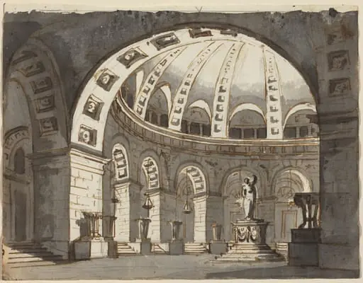 Stage Design, by Gasparo Galliari