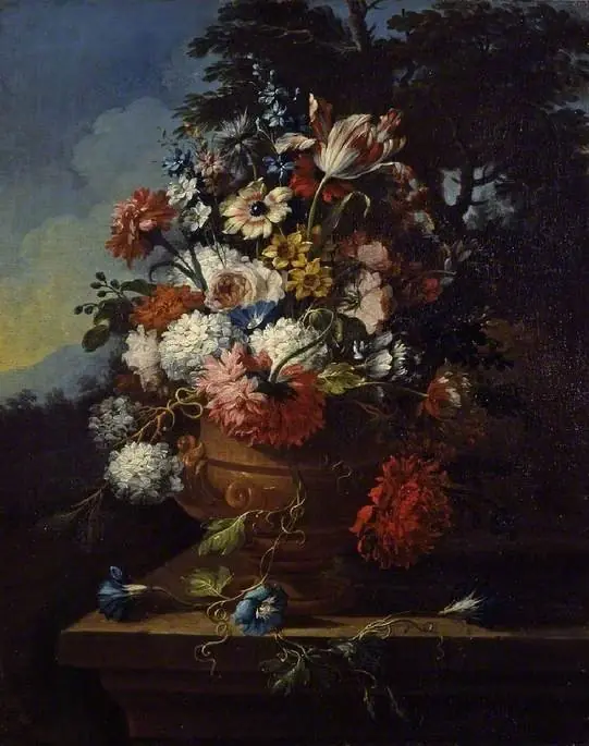 Vase of flowers, by Gasparo Lopez