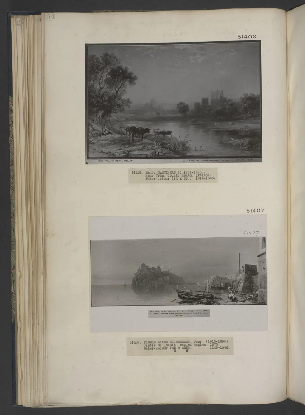 Near Trim, County Meath, by Gastineau, watercolor, 1810