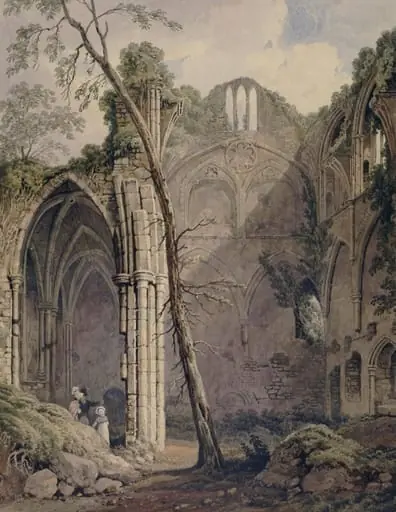 Netley Abbey, near Southampton, by Gastineau
