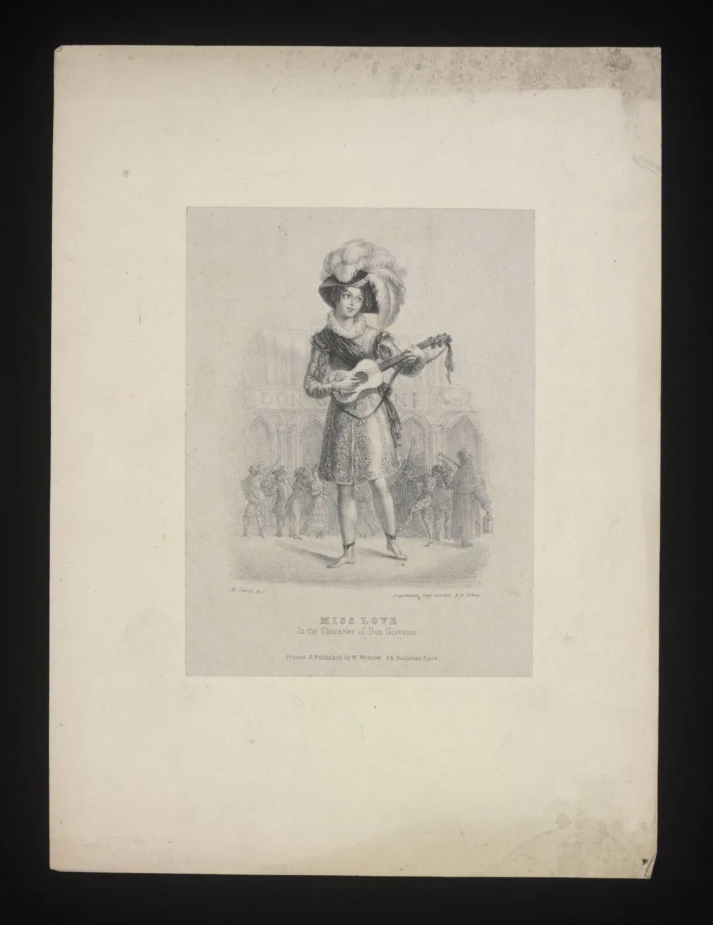 Miss Love In the Character of Don Giovanni, by Gauci, M., 1833