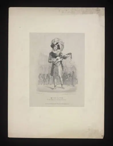 Miss Love In the Character of Don Giovanni, by Gauci, M.