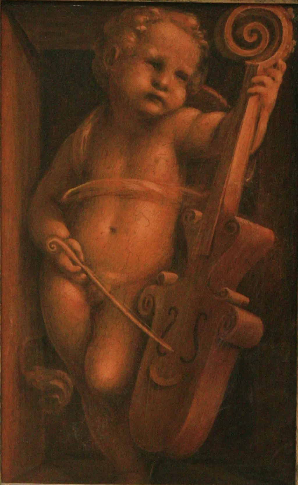 Child with a Viol, by Gaudenzio Ferrari, unspecified, 1520