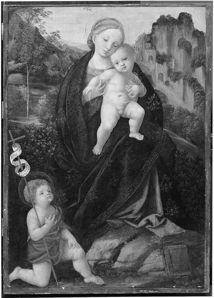 Virgin and Child with the Infant Saint John the Baptist, by Gaudenzio Ferrari
