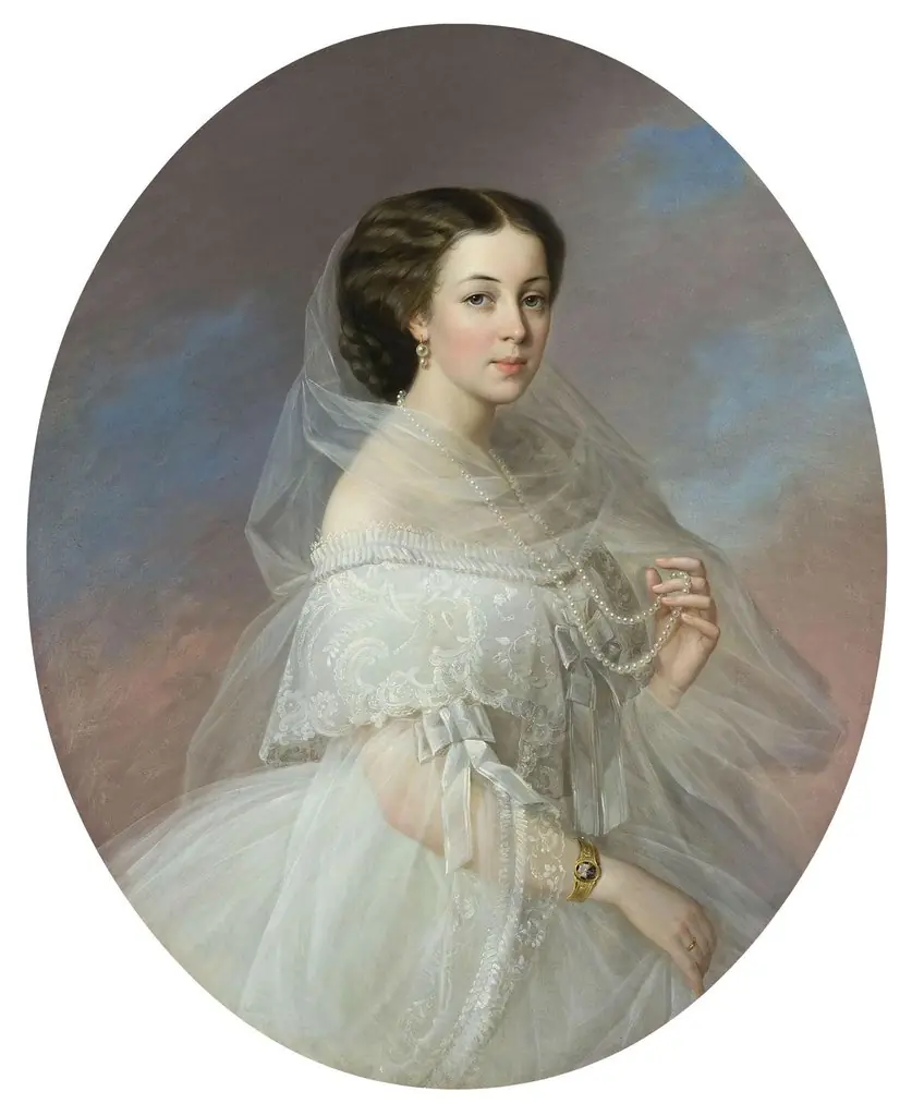 Portrait of Ekaterina Nikolaevna Volotskaya, by Gavriil Yakovlev