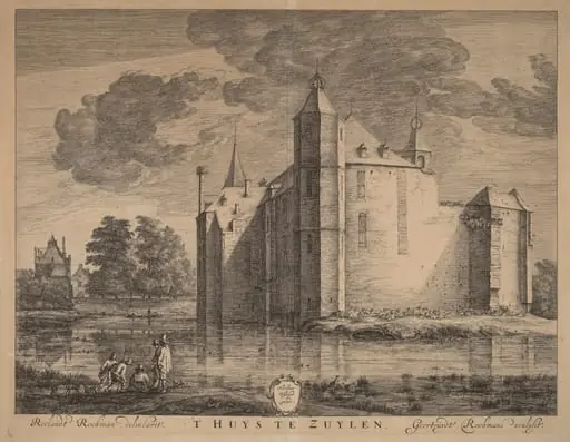 'T Huys te Zuylen, by Geertruydt Roghman