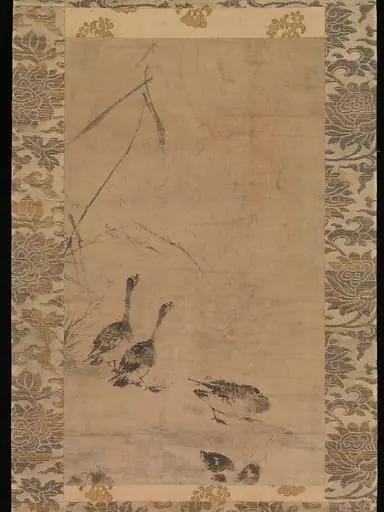 蘆雁図|Geese and Reeds, 1350