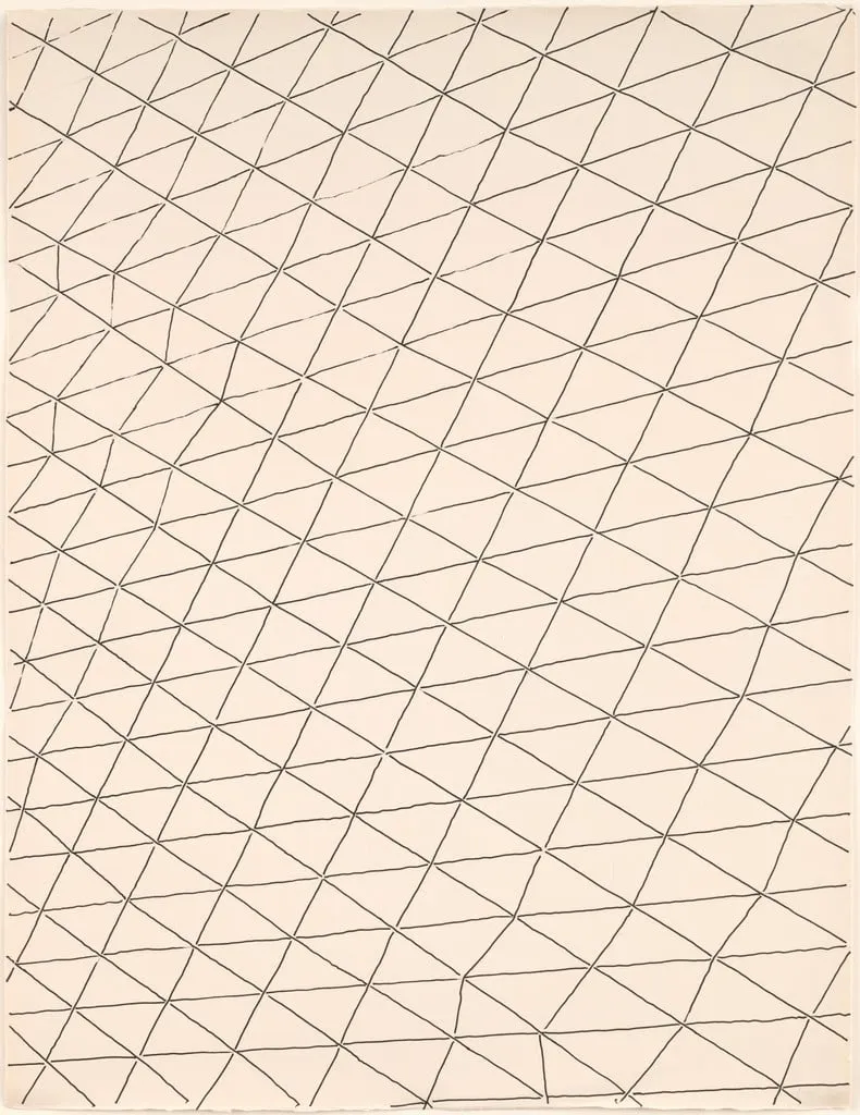 Untitled, by Gego, graphite, 1969
