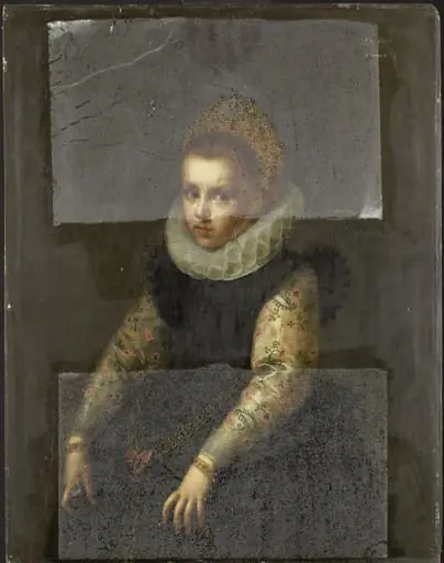 A Sister (b. 1600) of Catharina Fourmenois, by Geldorp Gortzius