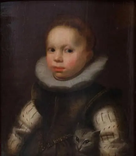 Fetița cu pisica, by Geldorp Gortzius