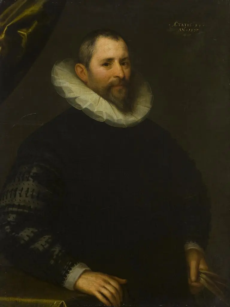 Portrait of Gottfried Hautappel, by Geldorp Gortzius