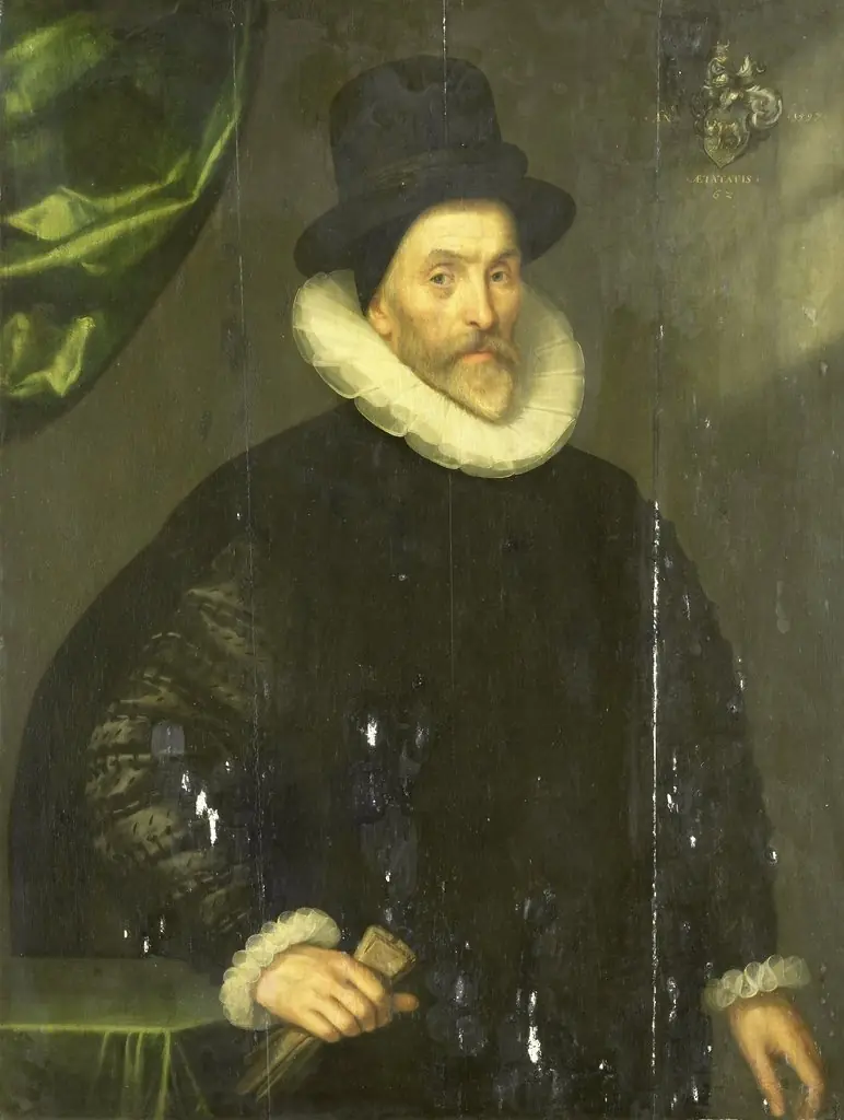 Portrait of Gualtero del Prado, by Geldorp Gortzius