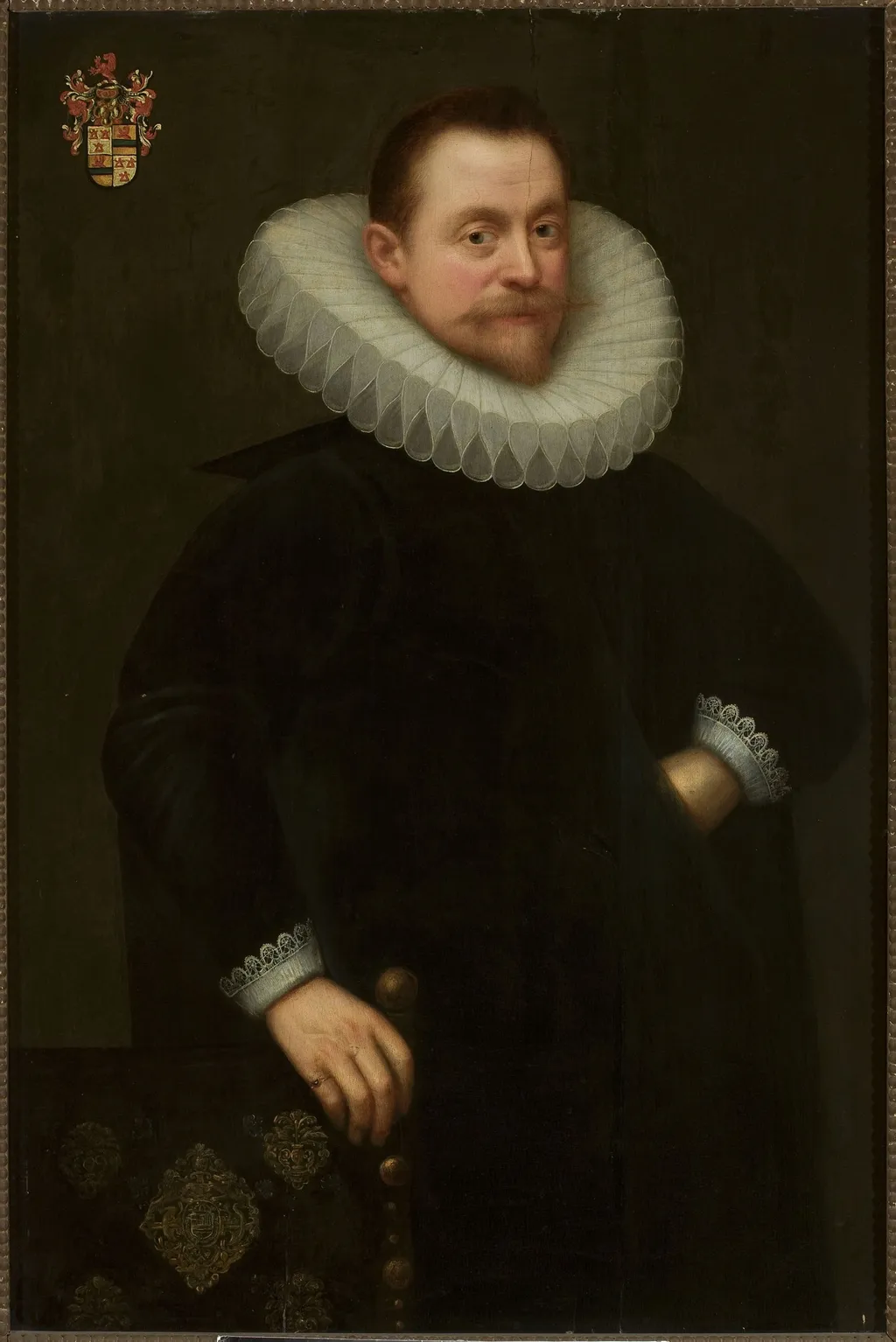 Portrait of Jacques du Mont, by Geldorp Gortzius, oil, 1594