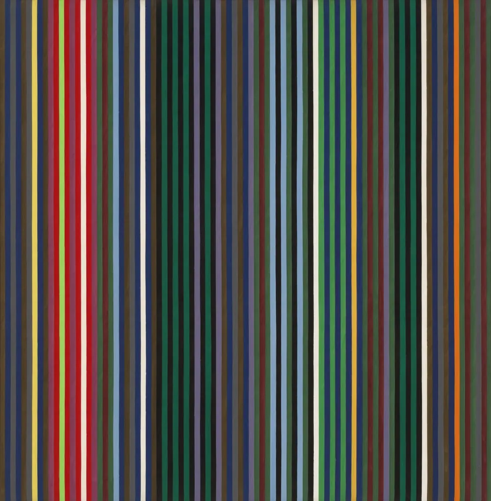 Untitled, by Gene Davis, paint, 1966