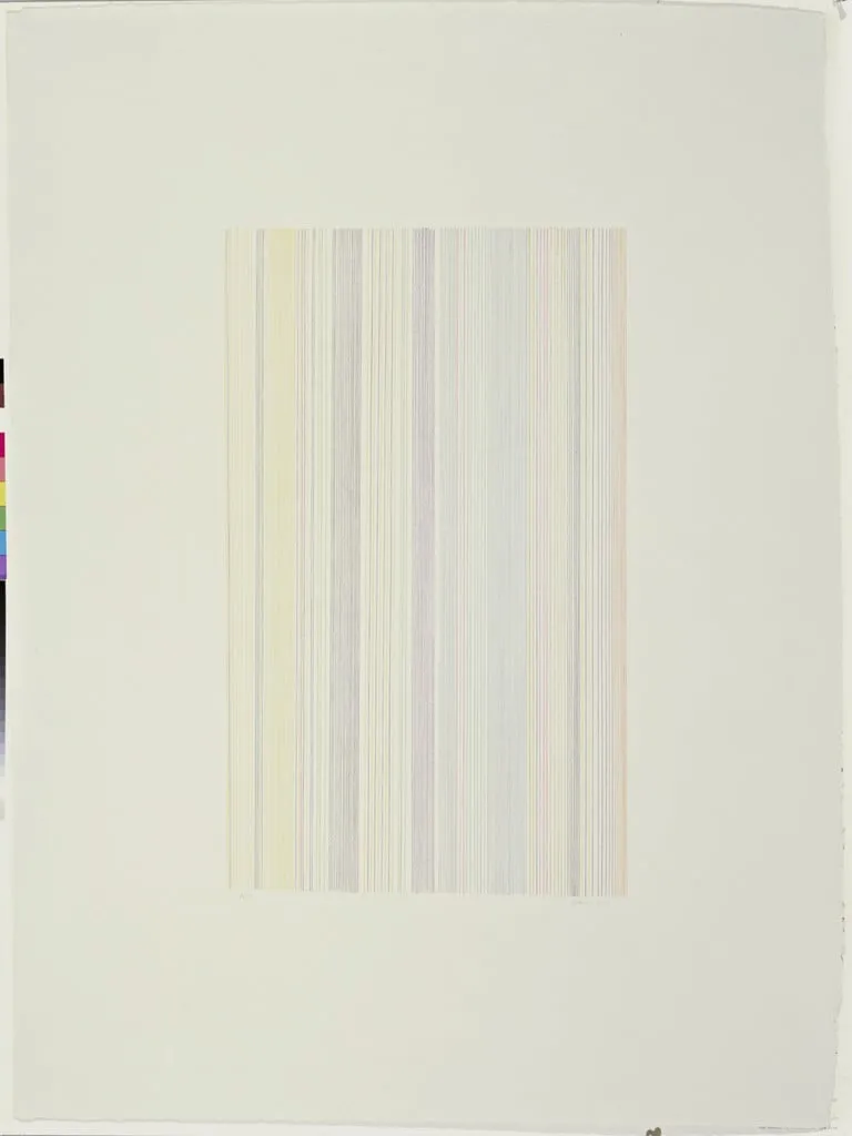 Untitled, by Gene Davis, ink, 1972