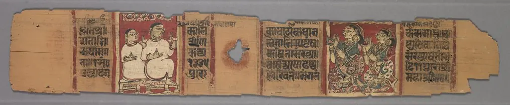 Genealogical text, folio 167 (verso) from a Kalpa-sutra and Story of Kalakacharya
