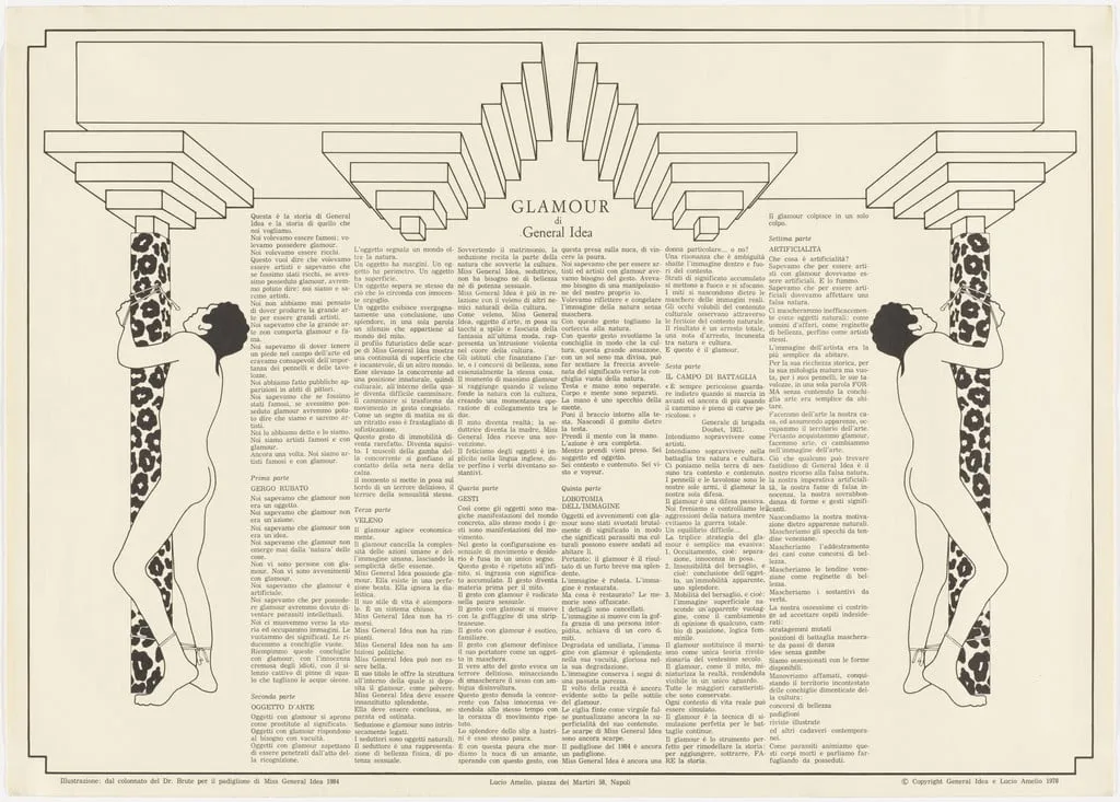 Untitled, by General Idea, ink, 1978