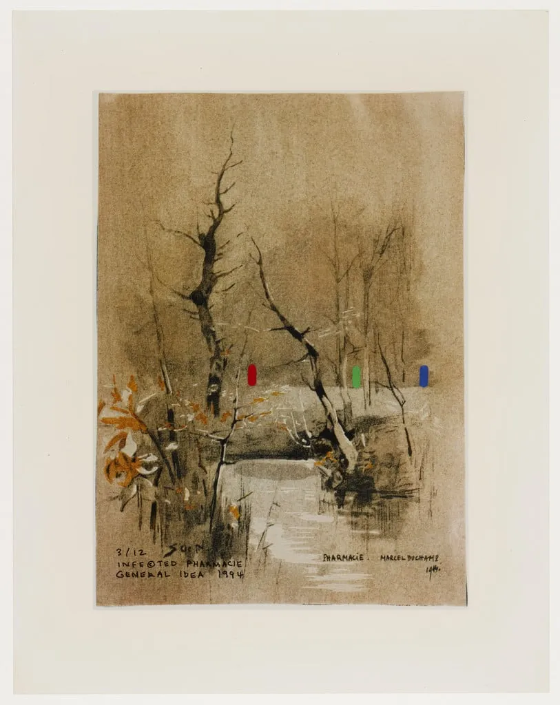 Untitled, by General Idea, gouache, 1994