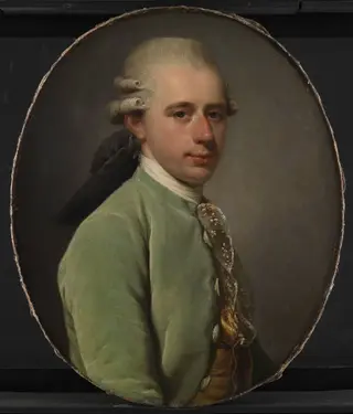 Generalpostdirektør Frederik Hauch som ung