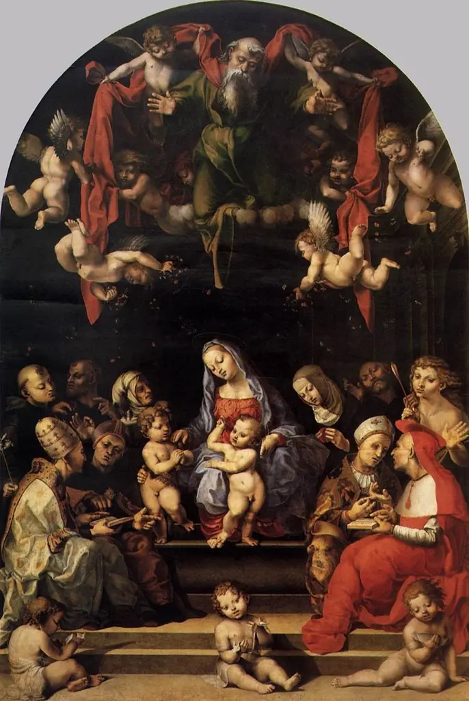 Disputation over the Immaculate Conception, by Genga