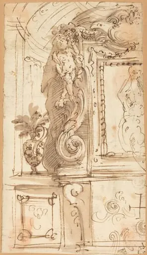 An Elaborately Sculpted Frame, by Genoese 17th Century