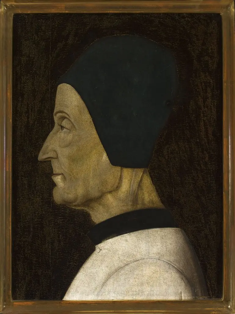 Portrait of Lorenzo Giustiniani, by Gentile Bellini