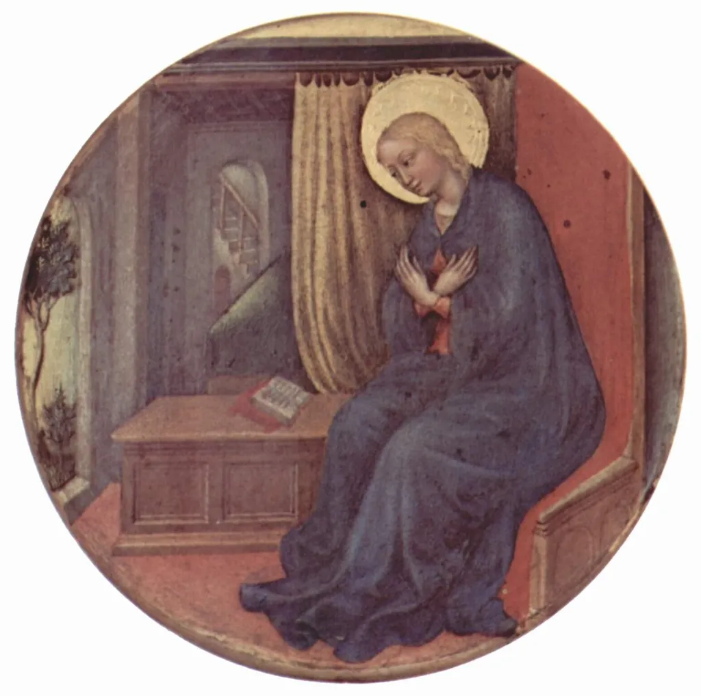 The young Mary in prayer, by Gentile da Fabriano, unspecified, 1423