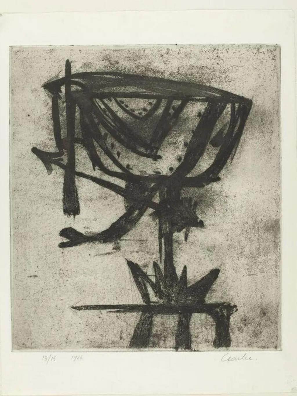 Untitled, by Geoffrey Clarke, 1955