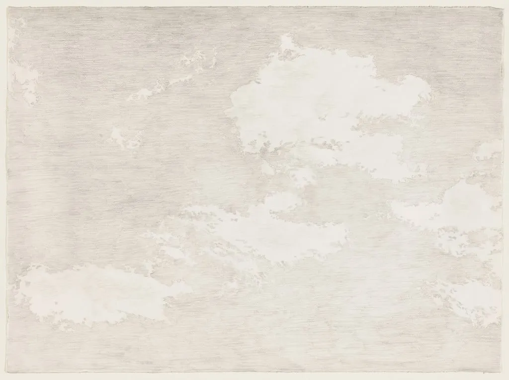 Untitled, by Geoffrey Hendricks, graphite, 1966