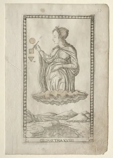 Geometry (from the Tarocchi, series C:  Liberal Arts, #24)