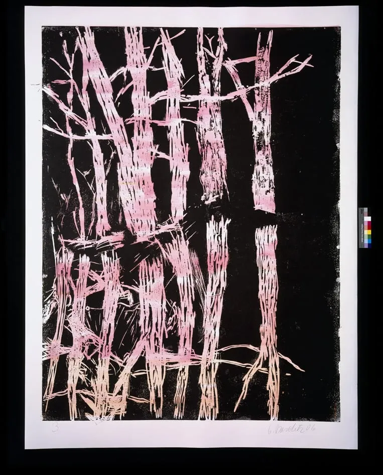 Untitled, by Georg Baselitz, watercolor, 2006