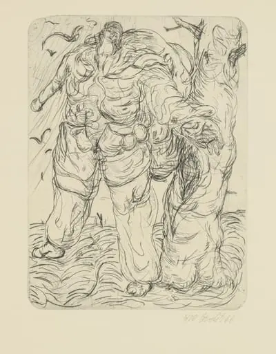 Untitled, by Georg Baselitz