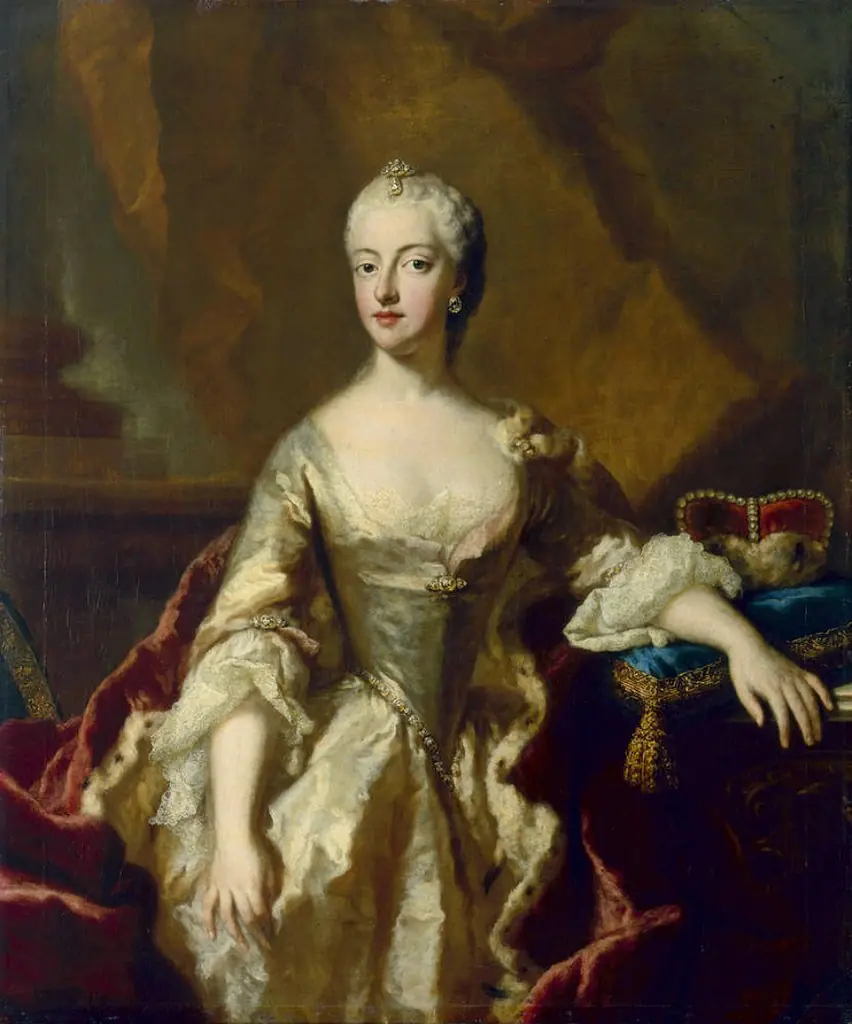 Margravine Maria Anna Josepha of Baden-Baden, by Georg Desmarées
