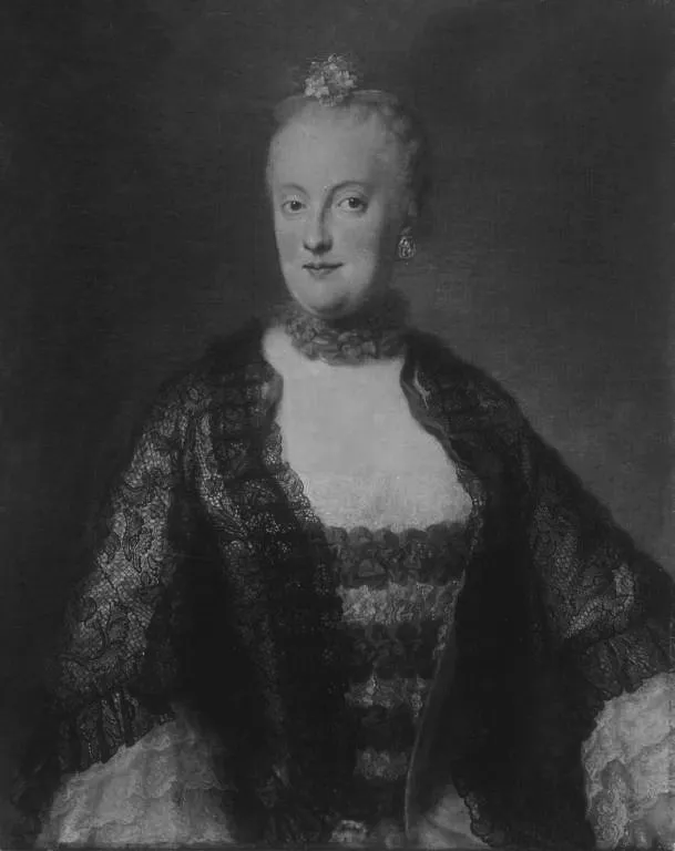 Maria Anna, Gemahlin des Kurfürsten Max III. Joseph von Bayern, by Georg Desmarées, oil, 1750