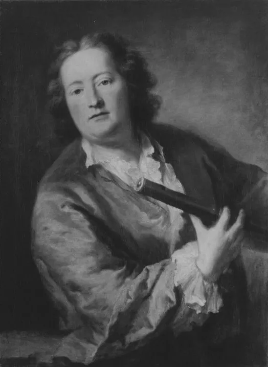 Portrait of the court painterJohann Georg Winter (1707–1770), by Georg Desmarées, oil, 1750