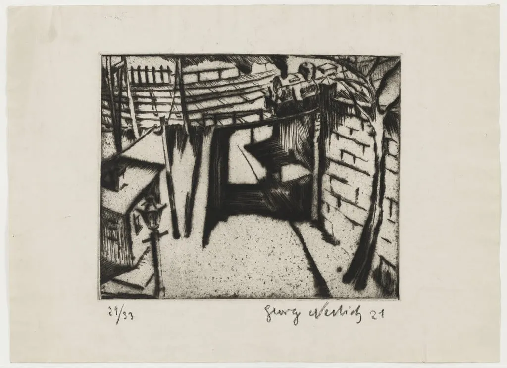 Untitled, by Georg Ehrlich, ink, 1921