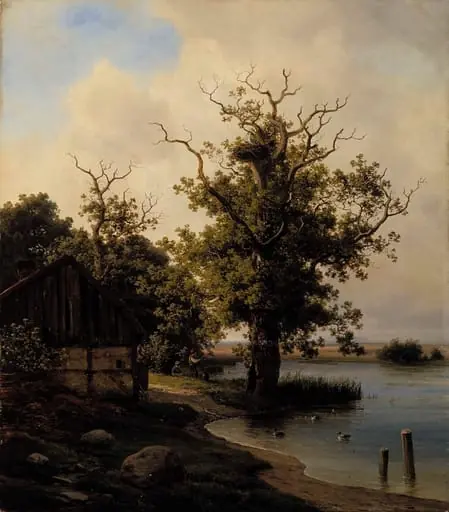 Tammia, näkymä Tanskasta, by Georg Emil Libert