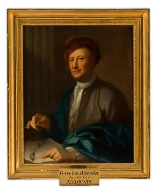 Hoviarkkitehti Göran Josuæ Adelcrantz, by Georg Engelhard Schröder