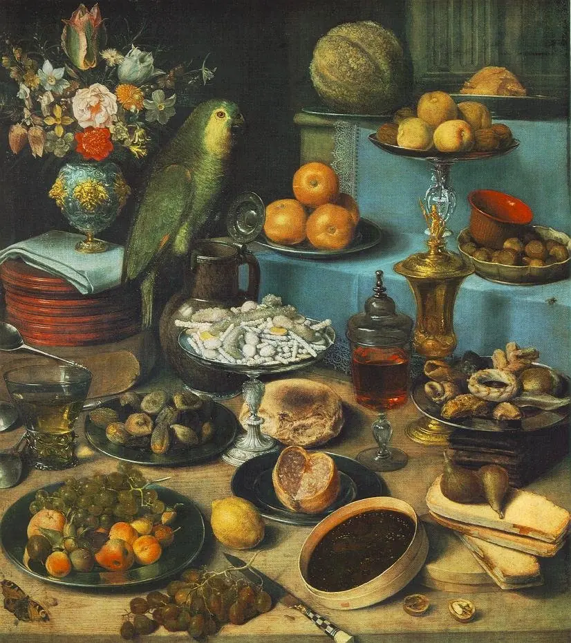 Big banquet, by Georg Flegel