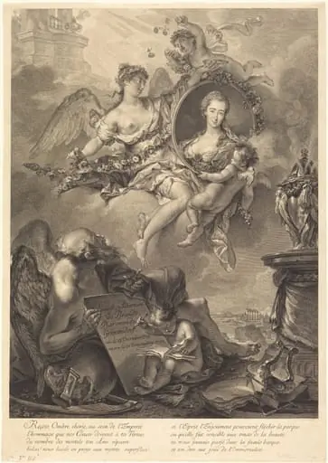 Louise Albertine de Brandt, Baroness von Grapendorf, by Georg Friedrich Schmidt