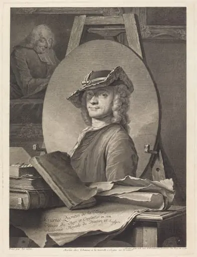 Maurice Quentin de la Tour, by Georg Friedrich Schmidt