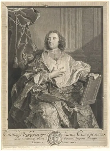 Monseigneur Louis-Charles d'Orléans de Saint-Albin, Archbishop of Cambrai, by Georg Friedrich Schmidt