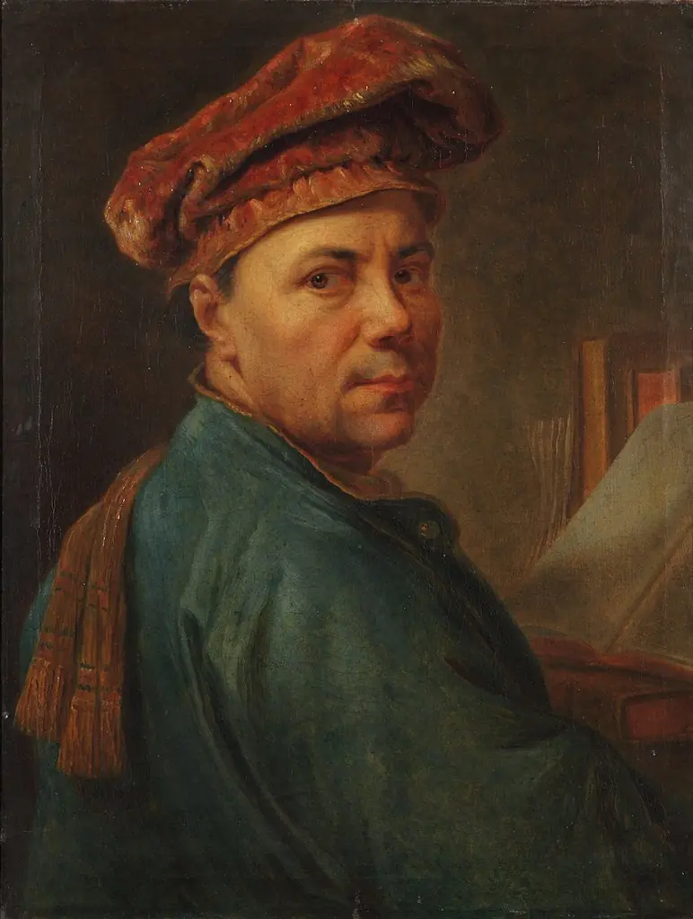 Self-Portrait, by Georg Friedrich Schmidt
