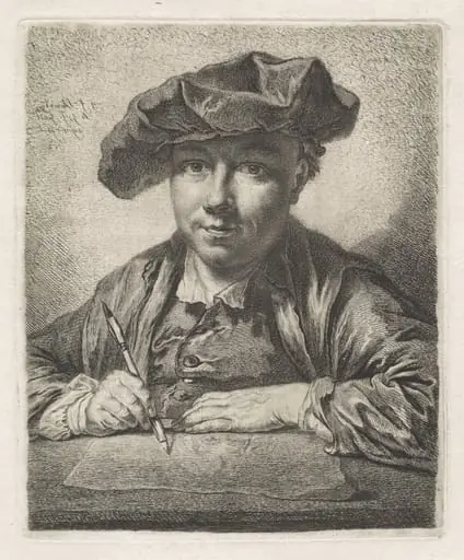 Self-Portrait, by Georg Friedrich Schmidt