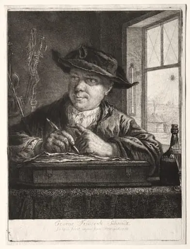 Self-Portrait, by Georg Friedrich Schmidt