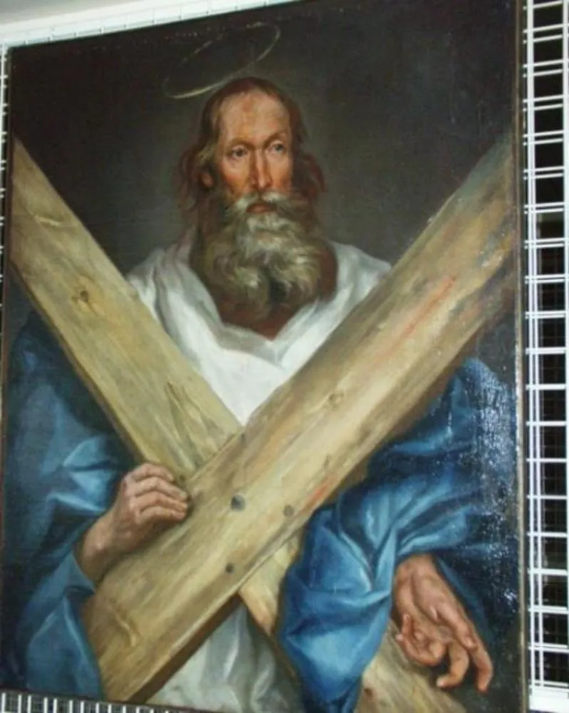 St Andrew the Apostle (the First-Called), by Georg Gsell, oil, 1729