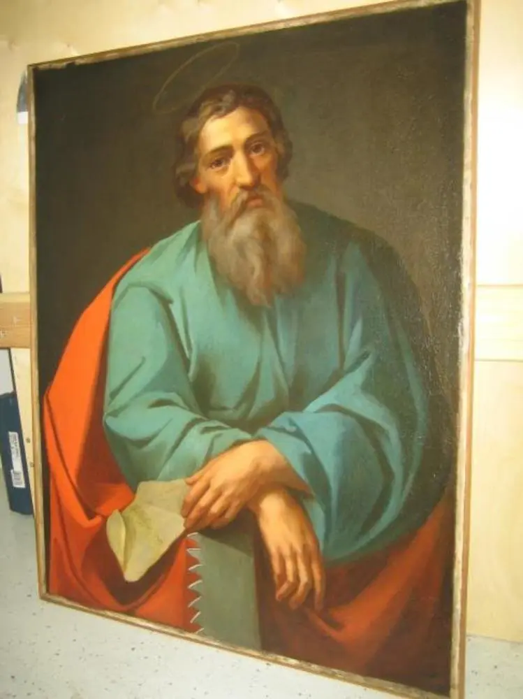 St Simon the Apostle (also known as St Simon the Zealot or Simon the Cananite, by Georg Gsell