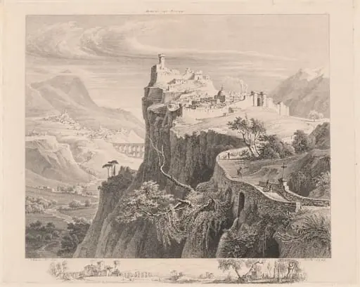 Ovindoli negli Abruzzi, by Georg Heinrich Busse
