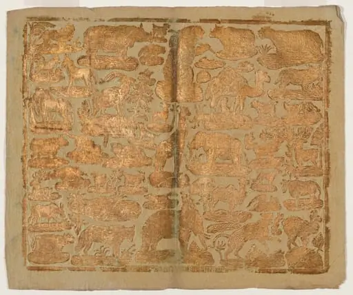 Endpaper with Animals, by Georg M. Maisch